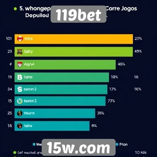 Estatísticas de jogos populares no 119bet