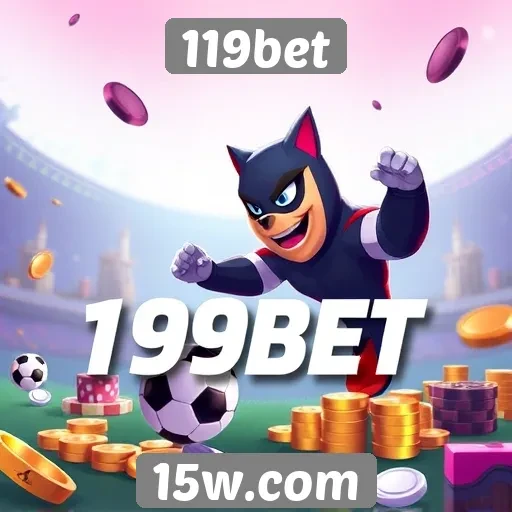 Variedade de jogos disponíveis na plataforma 119bet